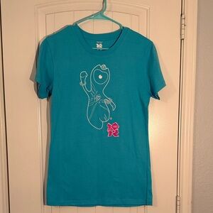 Turquoise Short Sleeve Women's Tee London